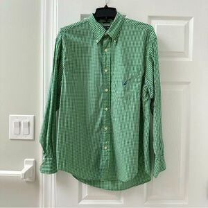 Náutica plaid men’s casual button down shirt size Medium